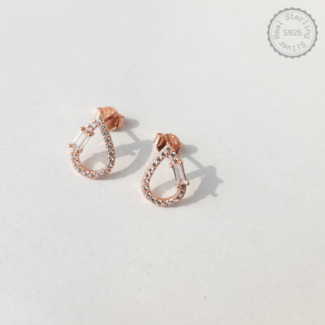 925 Silver Dew Drop Earrings