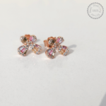 Crystal Butterfly 925 Silver Earrings