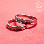 Love You Forever 925 Silver Couple Band