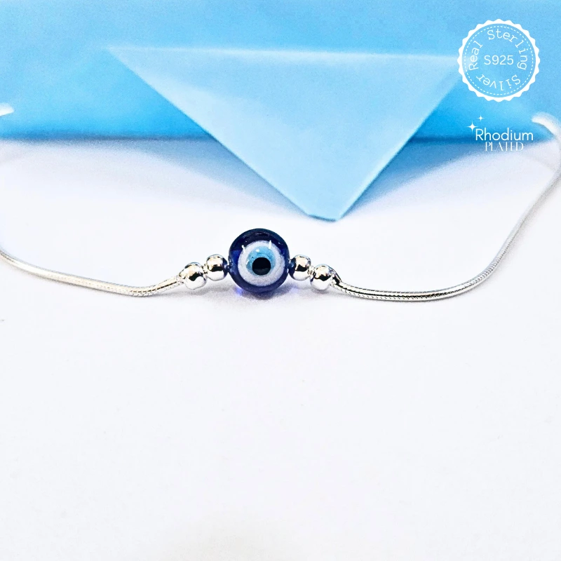 evil eye anklets silvra